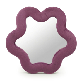 Soft Squiggly Mirror - Star - Mauve  33x23cm