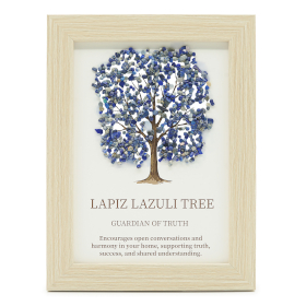3x Gemstone Picture - Tree of Life - Lapis Lazuli