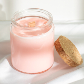 6x Unlabeled Woodwick Soy Candle - Jasmine Glade