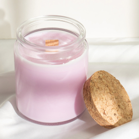 6x Unlabeled Woodwick Soy Candle - Crushed Fig & Casis