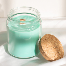 6x Unlabeled Woodwick Soy Candle - Moss & Mist