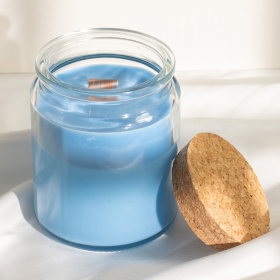 6x Unlabeled Woodwick Soy Candle - Sage & Mintwood