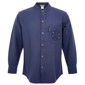 XXLarge - Nomad Sari Kathmandu Shirt - Indigo