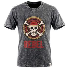 XLarge Stone Washed T-Shirt - Rebel - Charcoal