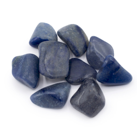 9x L Tumble Stones - Blue Quartz
