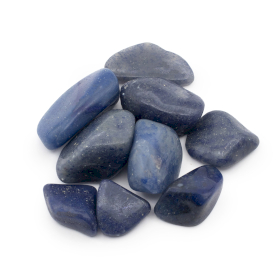 9x M Tumble Stones - Blue Quartz
