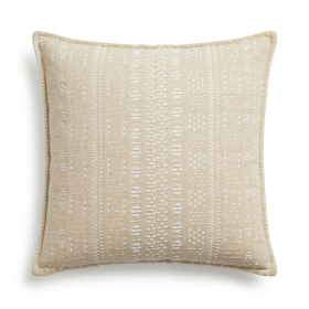 2x Lux Comfort Cushion Cover - Soft Stone - 45x45cm