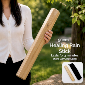 Manglid Wood Healing Rain Stick - 50cm (3 minutes)