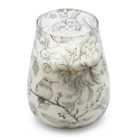 Drawn by Flame - Glass Jar Candles - Tall
