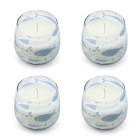 4x Glass Jar Candles - Small