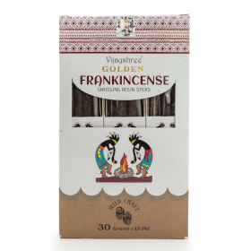 12x 30g Golden Frankincense Smudging Resin Sticks (6s)