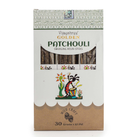 12x 30g Golden Patchouli Smudging Resin Sticks (6s)