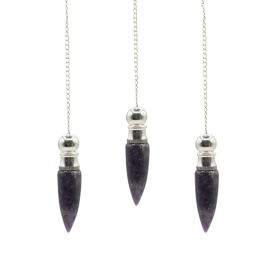 3x Secret Cavity Discovery of Truth Pendulum - Amethyst - Silver Plated
