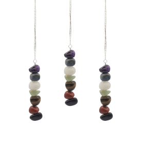 3x Seven Tumble Chakra - Souls Aligning Pendulum