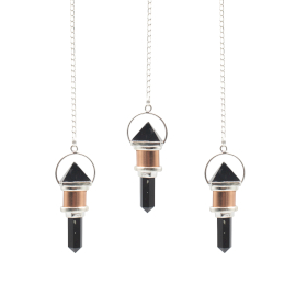 3x The Night Watcher- Combo Piece Copper Pendulum -  Obsidian