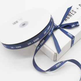 Agnes & Cat 12mm x 90m Ribbon - Navy