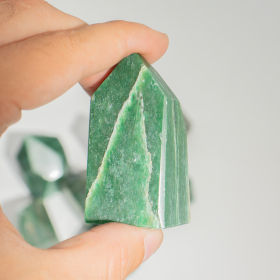 Bulk Gemstone Points approx 5cm (0.4KG) - Indian Jade (approx 8 pieces)