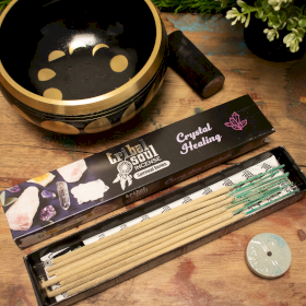 12x Tribal Soul Spiritual Incense Sticks and Ceramic Holder - Energy Clearing