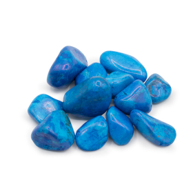 12x African Gemstone Blue Howlite