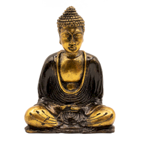 Black & Gold Buddha - Medium - 15cm