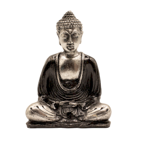Black & Grey Buddha - Medium - 15cm