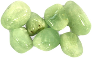 24x L Tumble Stones - Prehnite