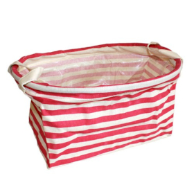 Cotton Display Basket - Oval - Pink