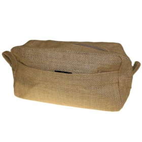 6x Jute Toiletry Bag - Natural