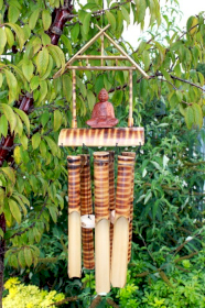 Bamboo 6 Tube Buddha Med