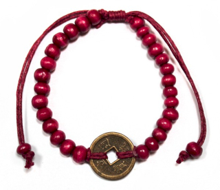 5x Good Luck Feng-Shui Bracelets - Red