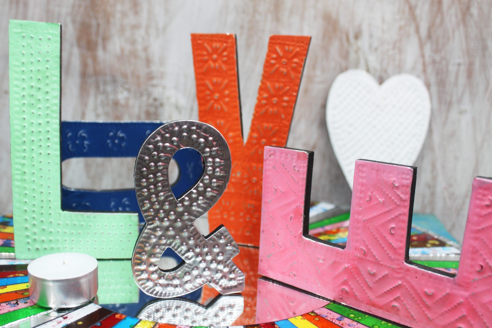 Wholesale Multicoloured Letters