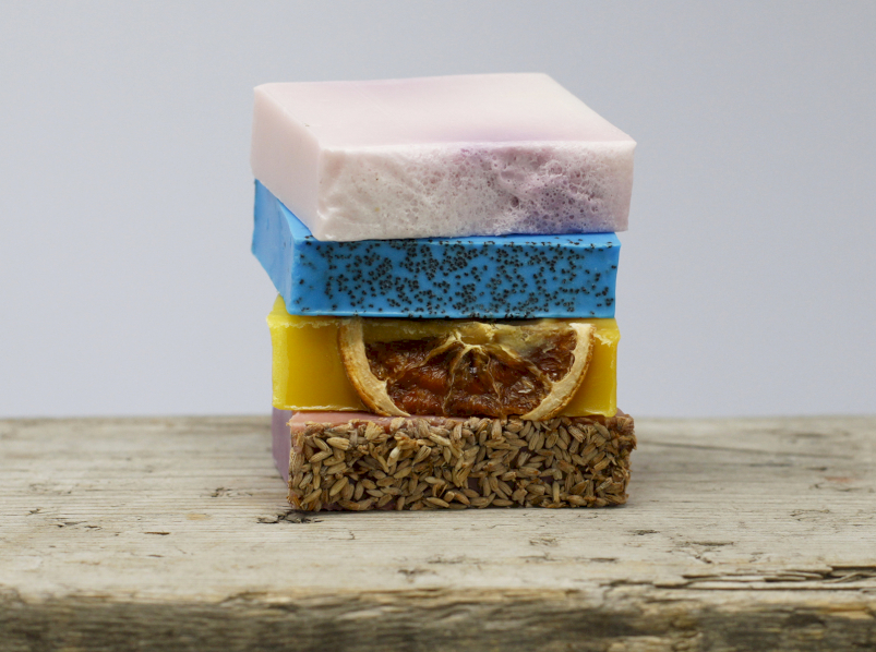 Sliced Handcrafted Soaps wholesale