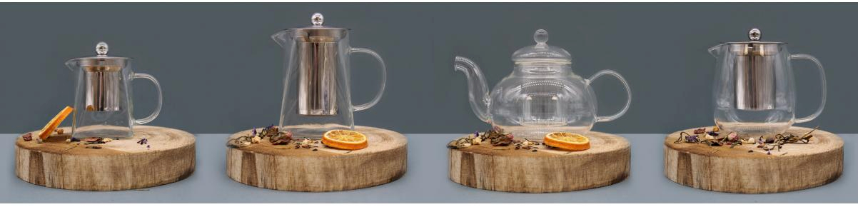 Ancient Wisdom Wholesale Glass Infuser Teapot