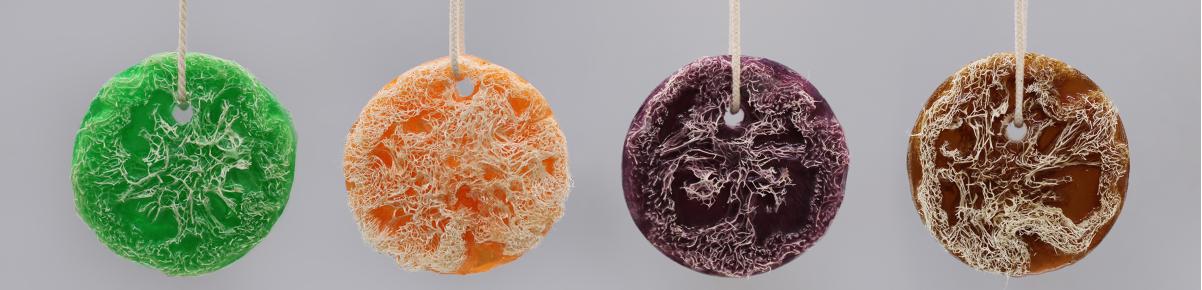 Ancient Wisdom Wholesale Fruity Scrub Soap on a Rope