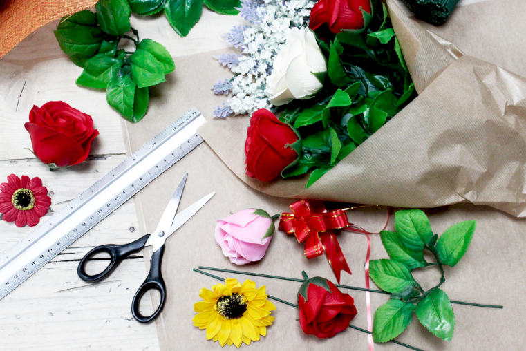 Craft Soap Flowers Wholesale 