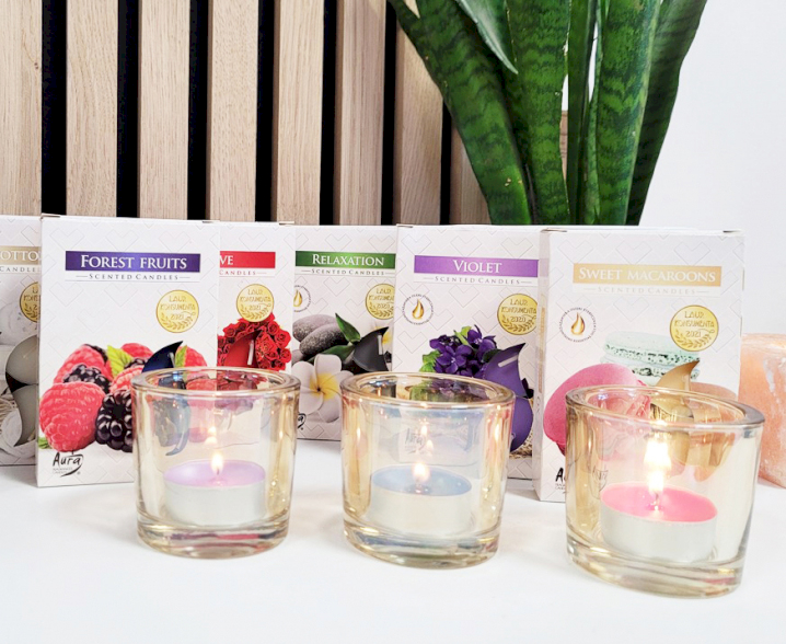 Wholesale Set of 6 Scented Tealights