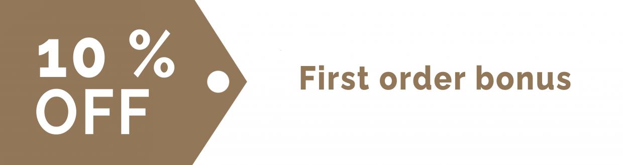 10% Off on your first order