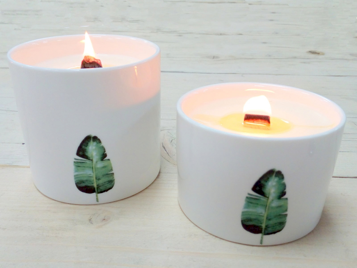 wooden wick soy candle wholesale