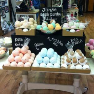 Bath Bombs Display