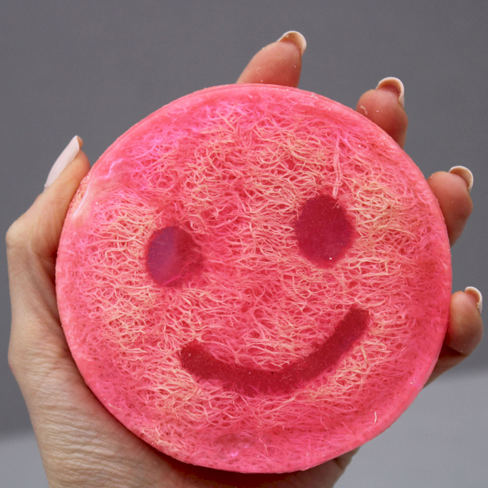 Happy Loofah Scrub Soap 
