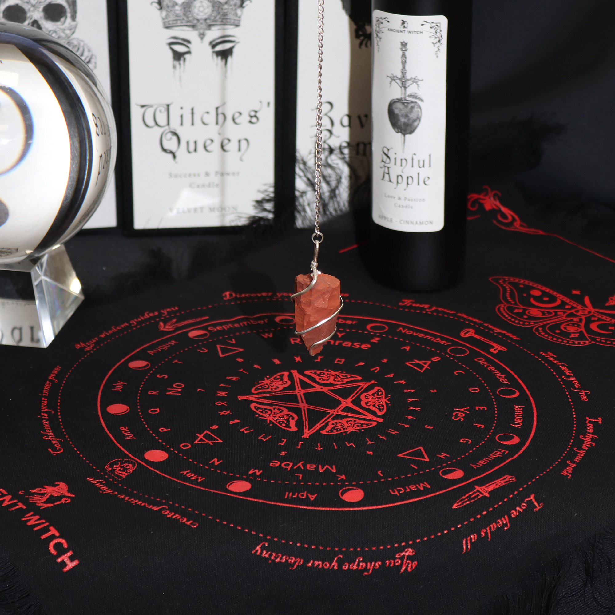 Ancient Witch Pendulum Divination Cloth