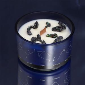 Zodiac Crystal Candles with Gemstone Bracelet