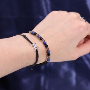 Zodiac Crystal Candles with Gemstone Bracelet