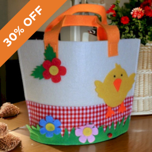 Felt Spring Gift & Décor Bags
