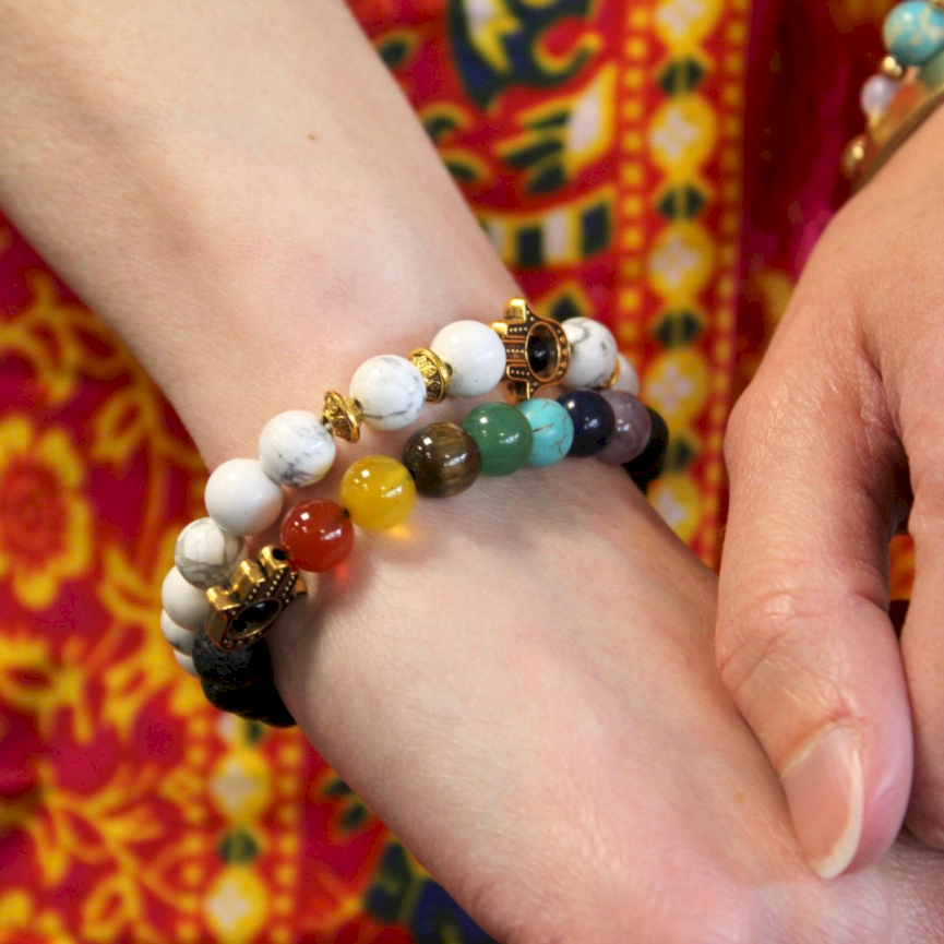 Boho Gemstone Bracelets and Necklaces