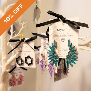 Nymph Aurora Glass Earrings