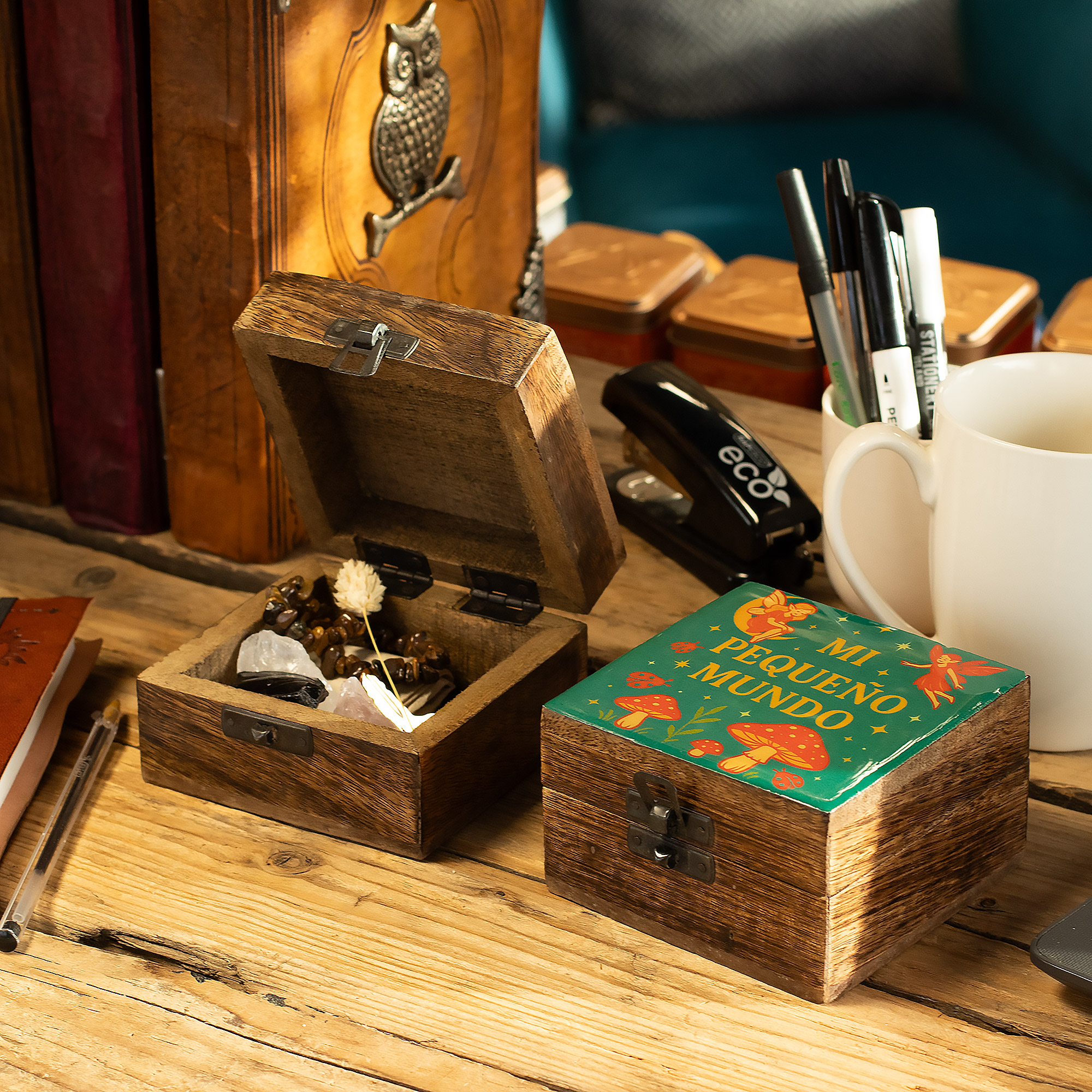 Wholesale Ceramic Glazed Wooden Boxes