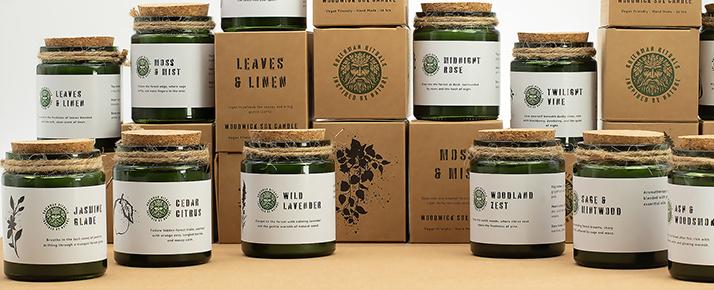 Greenman Rituals Wood-wick Soy Candles