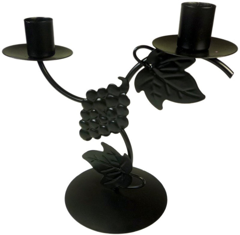 Wholesale Twin Grape Design Candle Holder Ancient Wisdom Giftware
