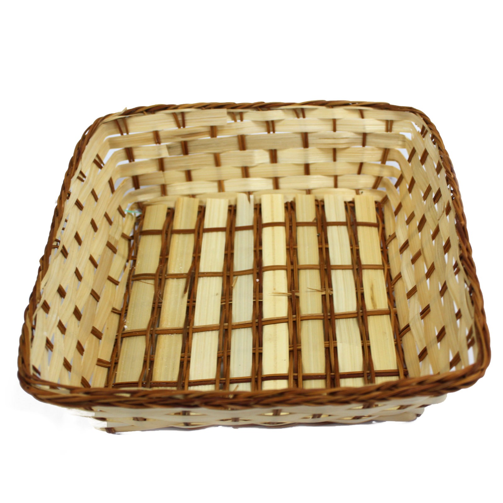 Square Shape Baskets 23 x 23 x 7 cm Ancient Wisdom Wholesale
